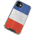 French Flag Distressed iPhone 12 Mini Clear Case